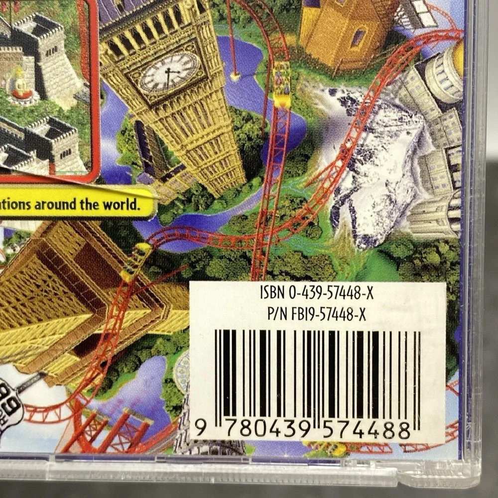 Lot of Roller Coaster Tycoon 2, Wacky Worlds Expansion Pack, 3 Platinum PC Games